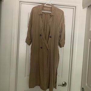 Taupe/Tan duster